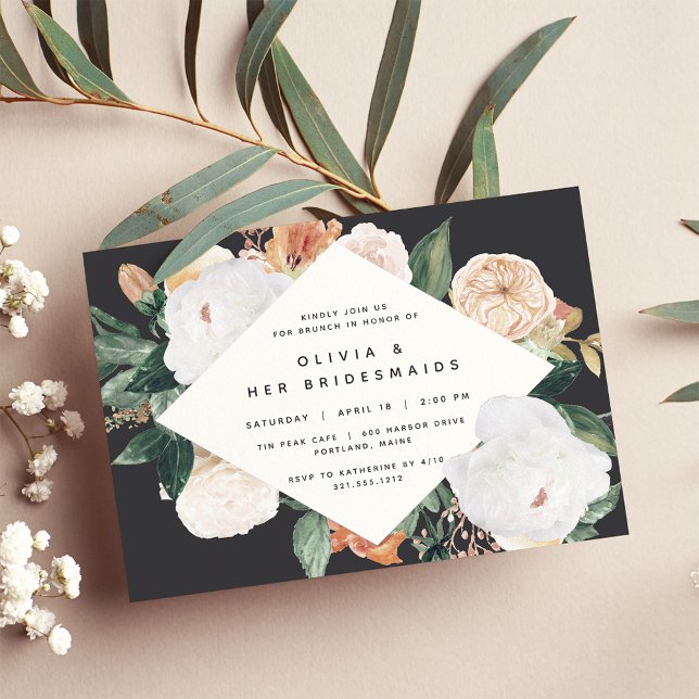 Boho Blooms | Bridesmaids Brunch eller Luncheon Inbjudningar (Skapare uppladdad)