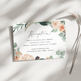 Boho Blooms bröllopskortet Tilläggskort
