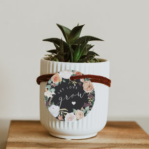 Boho Blooms Let Kärlek Grow Plant eller Seed Gåvor Etiketter