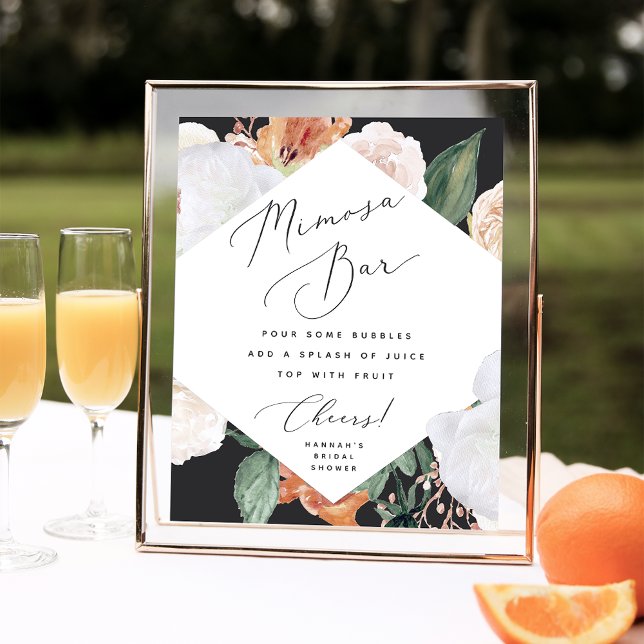 Boho Blooms Mimosa Pub Sign Poster (Skapare uppladdad)