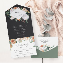Boho Blooms | Modern geometrisk Blommigt Bröllop