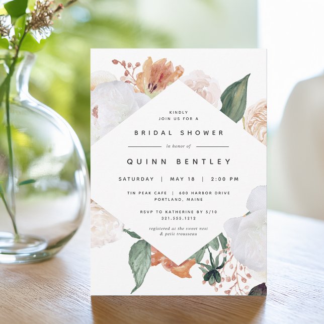 Boho Blooms | Möhippa för Blommigt av Elegant Inbjudningar (Skapare uppladdad)