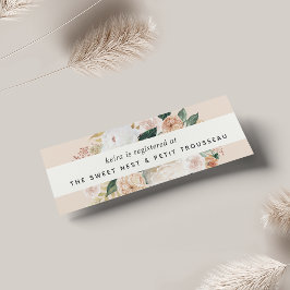 Boho Blooms Möhippa Register Infoga kort | Mini