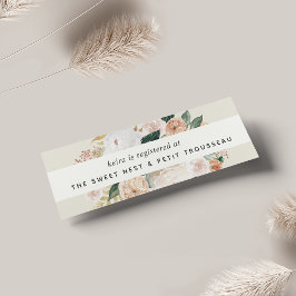 Boho Blooms Möhippa Register Infoga kort | Mini