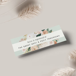 Boho Blooms Möhippa Register Infoga kort | Mini