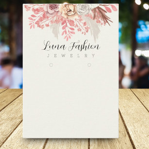 Boho Blossoms Elegant Blommig Smyckesamling