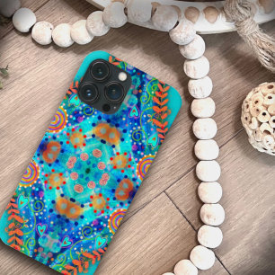 Boho Blue Blommigt Roligt Trendig Cute Inspirief