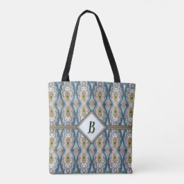 Boho Blue, Grönt och Tan-stammen med inspiration Tygkasse