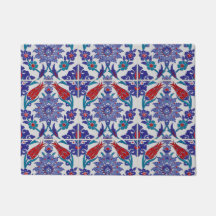 Boho Blue Moroccan Tile Mönster