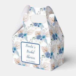 Boho Blue Pampas Grass Presentaskar