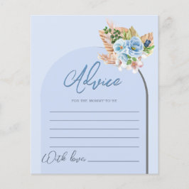 Boho Blue Pampass Grass Dessert Baby Shower Games