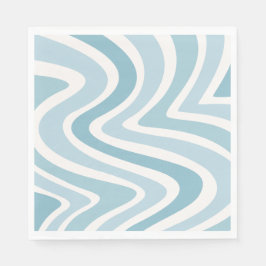 Boho Blue Sol Party Napkins Pappersservett