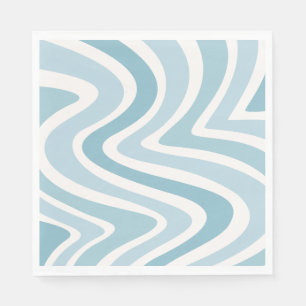 Boho Blue Sol Party Napkins Pappersservett