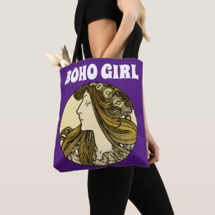 BOHO BOHEMIAN GIRL TOTE PURSE TYGKASSE