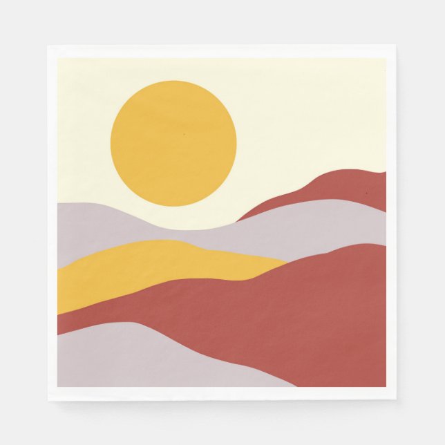 Boho bohemian N4 Pappersservett (Framsidan)