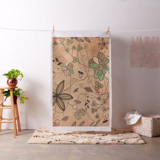 Boho bohemiska Retro färgrika blommigtblommor Tyg