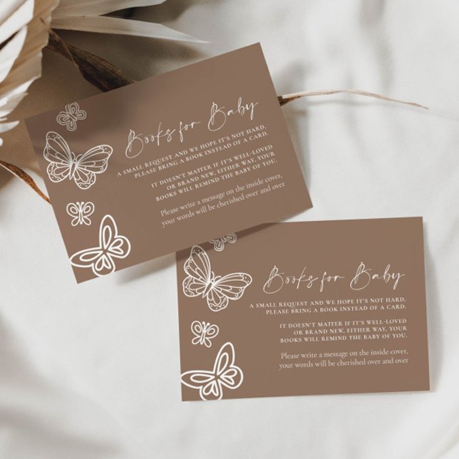 Boho Bokar för Baby Card Anteckningskort (Skapare uppladdad)
