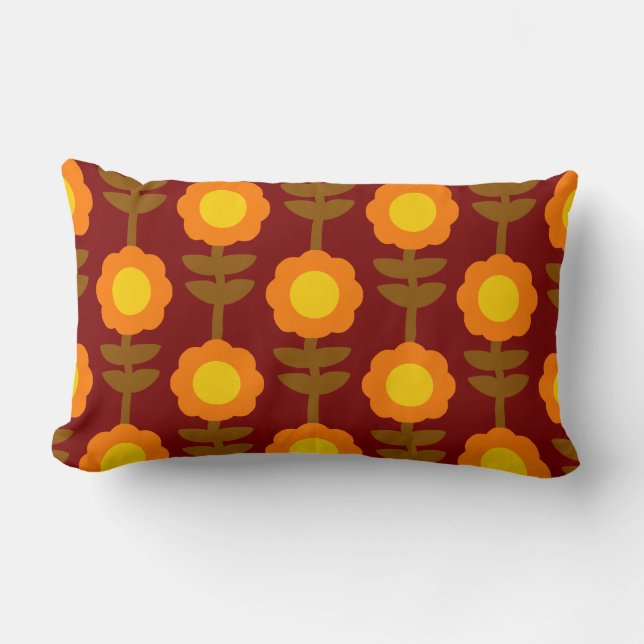 Boho Botanica Throw Pillow Lumbarkudde (Framsida)