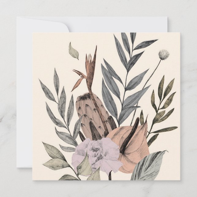 Boho Botanical Garden - Blommigt Illustration (Framsida)