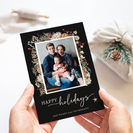 Boho Botanical Helgdag Kort