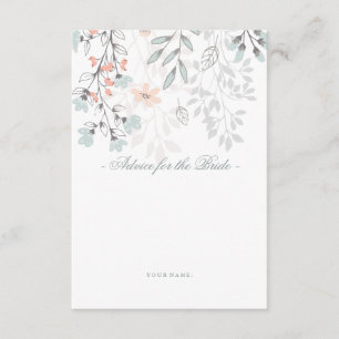 Boho Botanical Möhippa Advice for Bride Inbjudningar