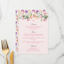 Boho Botanical Romantik Watercolor Ro