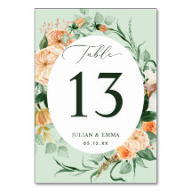 Boho Botanical Sage Greenery Blommigt Personlig