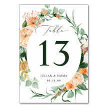 Boho Botanical White Greenery Blommigt Personlig