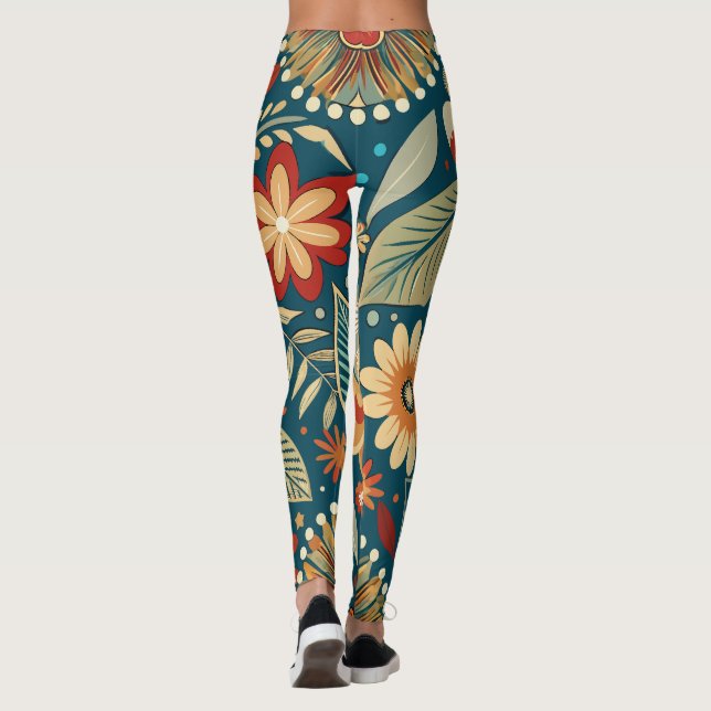 Boho Botanicals Leggings (Baksida)