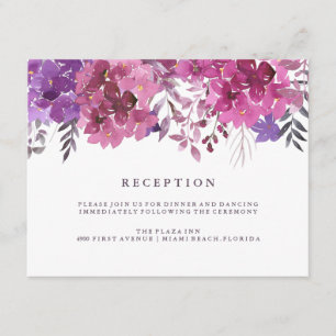 Boho Botanicals mottagandekort Inbjudningar