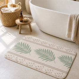 Boho Botanisk Badrumsmatt Badrumsmatta