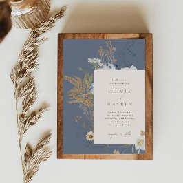 Boho Botanisk Bröllopsinbjudan Inbjudningar