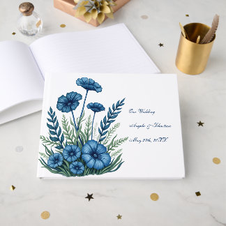 Boho Botanisk Gästbok | Bröllop Signaturbok