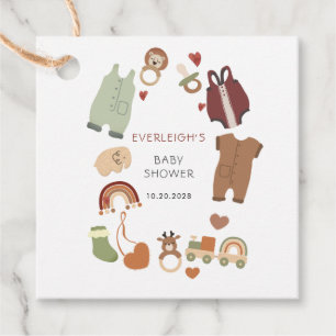 Boho Boy Shower Gift Märkre Gåvor Etiketter