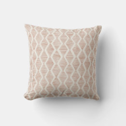 Boho Bränd Orange Diamant Geometrisk Kudde