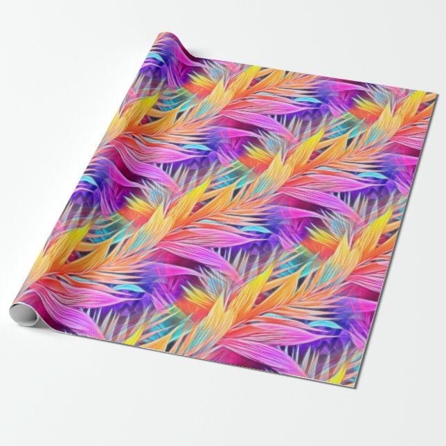 Boho Breeze Wrapping Papper Presentpapper (Utrullad)