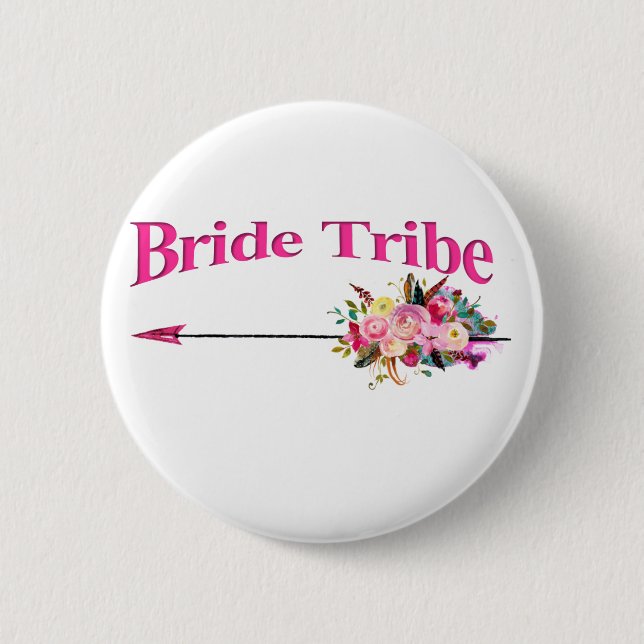 Boho Bride Tribe Knapp (Framsida)