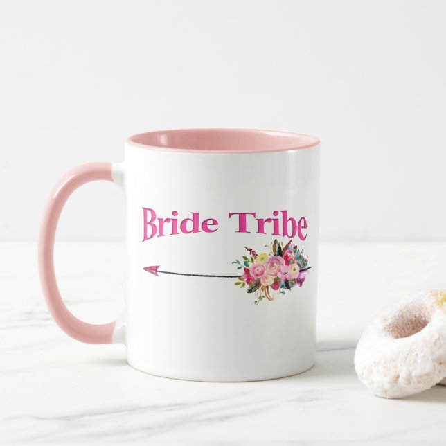 Boho Bride Tribe Mugg (Med munk)