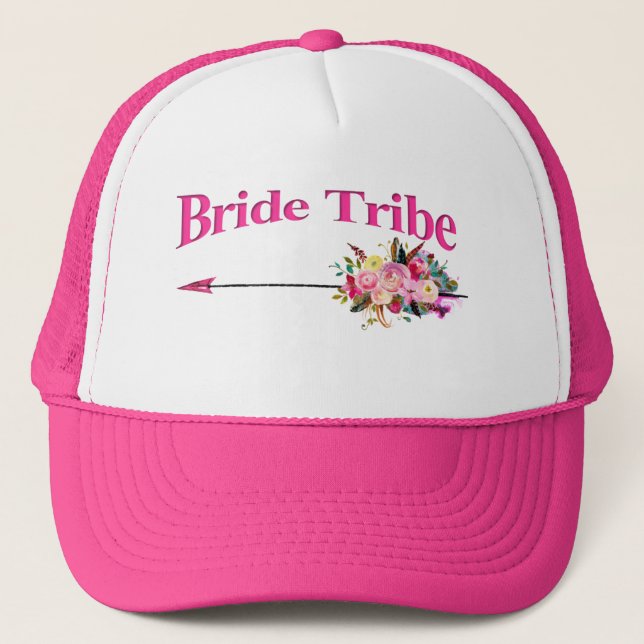 Boho Bride Tribe Truckerkeps (Framsida)