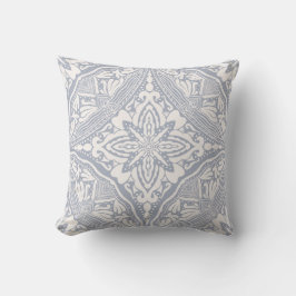 Boho Briella Mandala Light Slate Grått Kudde