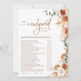 Boho Bright Terrakotta Bröllopsduschspel för Nygif