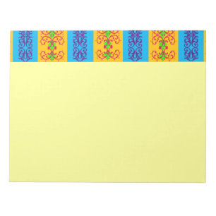 Boho Brocade Rand Anteckningsblock