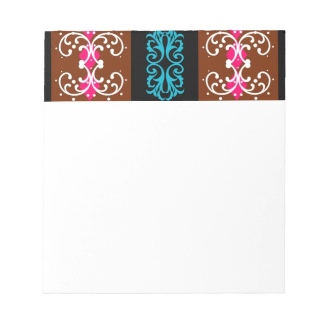 Boho Brocade Rand Anteckningsblock (Framsida)