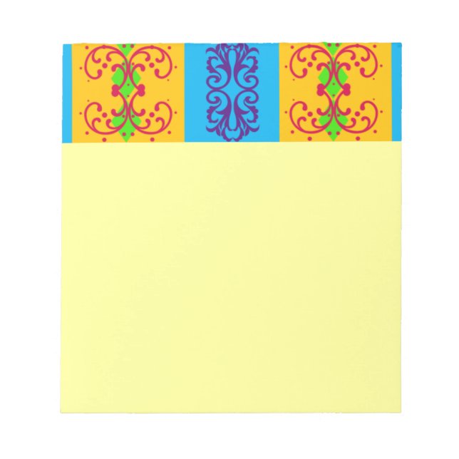Boho Brocade Rand Anteckningsblock (Framsida)