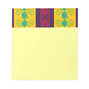 Boho Brocade Rand Anteckningsblock