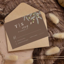 Boho Bröllop Beige Botanical