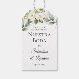 Boho Bröllop Gift Märkres Presentetikett