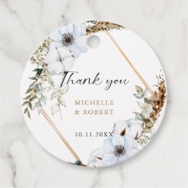 Boho Bröllop Ram Elegant Blommigt Fall Wedding Gåvor Etiketter