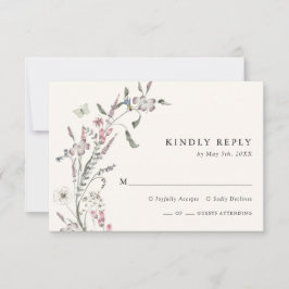 Boho bröllop RSVP-kort OSA Kort