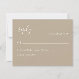 Boho bröllop RSVP-kort OSA Kort